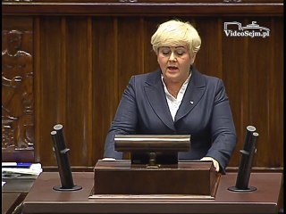 Poseł Małgorzata Pępek - Wystąpienie z dnia 27 kwietnia 2016 roku.