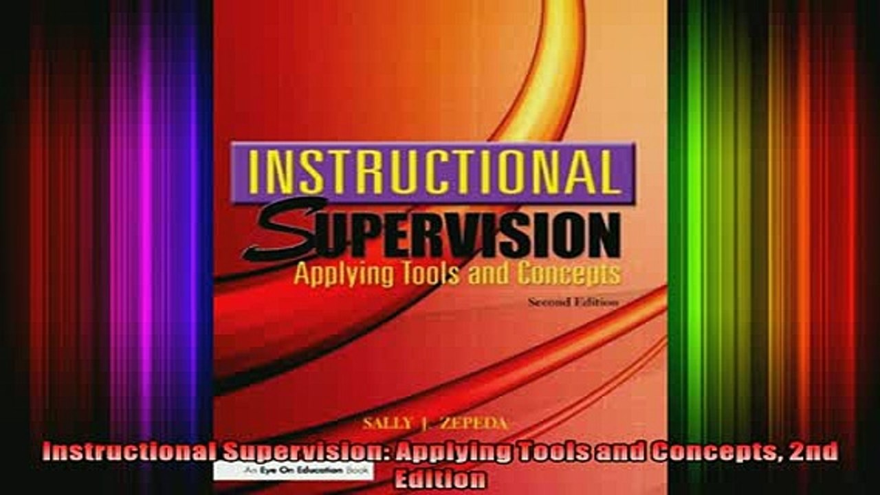 READ book  Instructional Supervision Applying Tools and Concepts 2nd Edition Full EBook