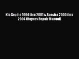 [Read Book] Kia Sephia 1994 thru 2001 & Spectra 2000 thru 2004 (Haynes Repair Manual)  EBook
