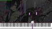 Tokyo Ghoul Schmetterling Pf Solo (Ep 6 BGM) Piano Cover TUTORIAL