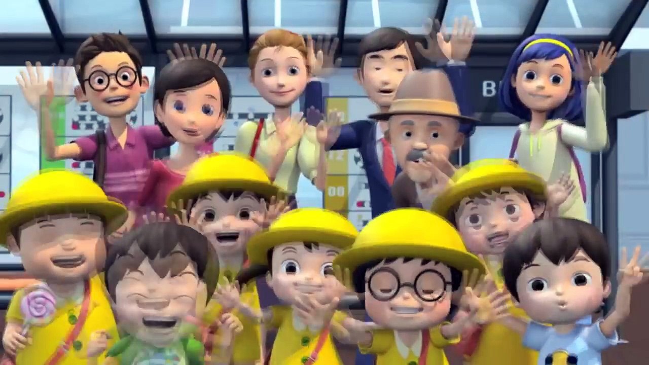 Приключения Тайо, 18 серия. Космические приключения (часть 2). Мультики про автобусы и машинки