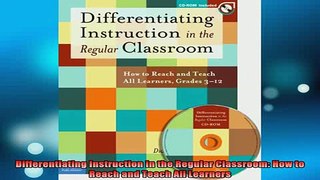 READ FREE FULL EBOOK DOWNLOAD  Differentiating Instruction in the Regular Classroom How to Reach and Teach All Learners Full EBook
