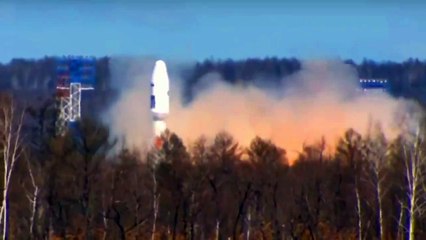 Старт ракеты с космодрома Восточный 28.04.2016