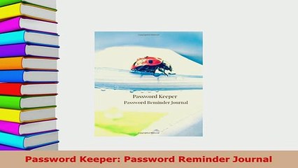 PDF  Password Keeper Password Reminder Journal Download Online