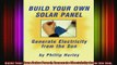 FAVORIT BOOK   Build Your Own Solar Panel Generate Electricity from the Sun  FREE BOOOK ONLINE