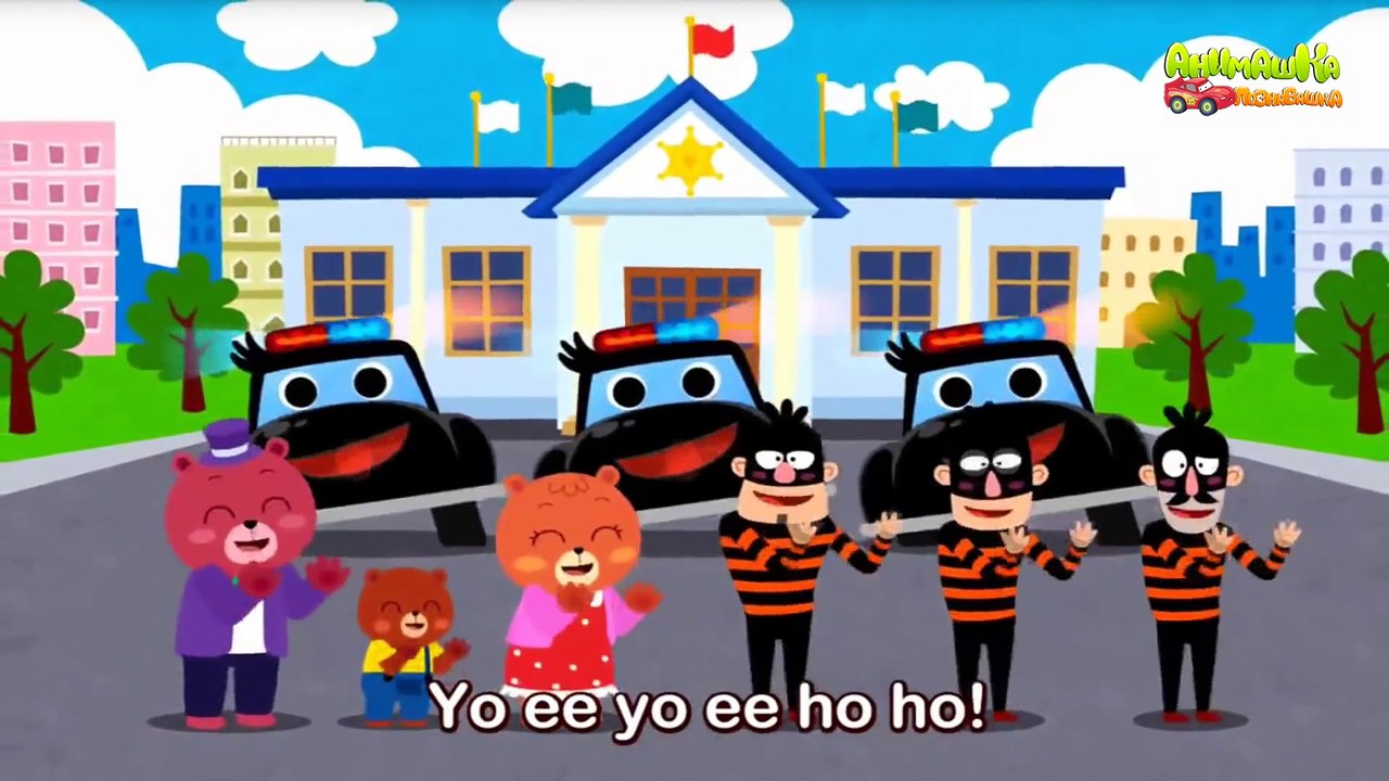 Мультик Полицейская машина. Пожарная машина.Рабочие машины. Мультики про машинки все серии подряд.