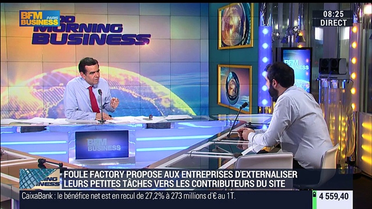 "Foule Factory est une plateforme qui permet aux entreprises d'externaliser leurs tâches les plus laborieuses", Daniel Benoilid - 28/04