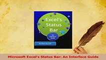 PDF  Microsoft Excels Status Bar An Interface Guide Download Full Ebook