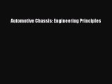 [Read Book] Automotive Chassis: Engineering Principles  EBook