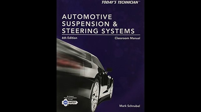 Automotive Suspension Steering Systems Classroom Manual Todays Technician