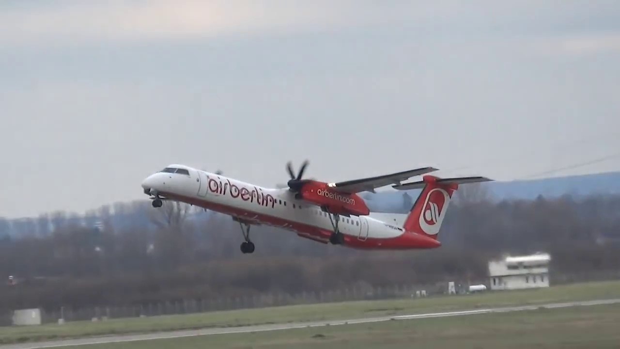 Flugzeug start Flugzeuge landen Flughafen Düsseldorf