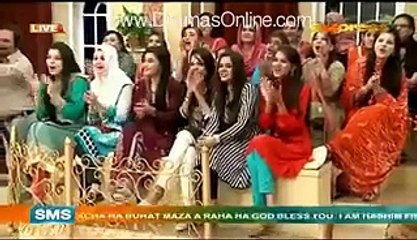 Hilarious Fiight Between Dr. Aamir Liaquat And Nadia Khan in Live Tv Show - 28-4-16