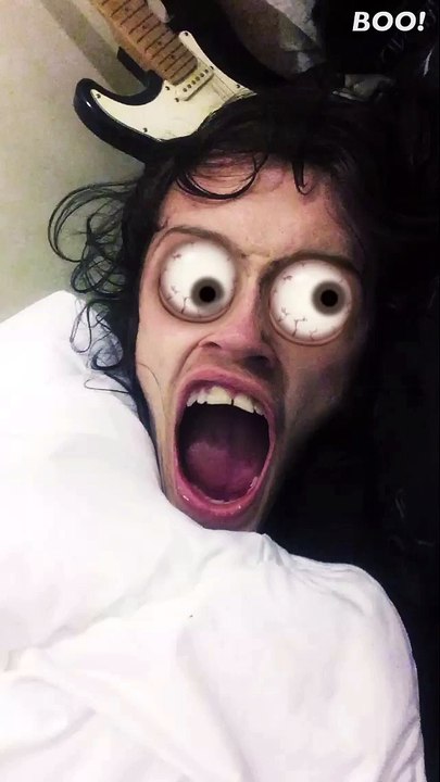 In bed like