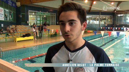 Visages du sport : Aurelien Gelot nage avec palmes