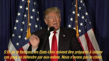 "L'Amérique d'abord": la vision de politique étrangère de Trump
