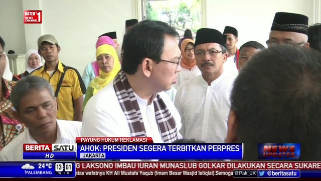 Ahok Pastikan Presiden Jokowi Rilis Perpes Baru Terkait Reklamasi
