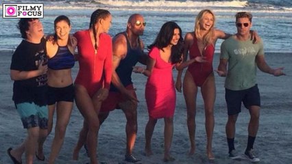 Priyanka Chopra Resumes Shooting With Her 'Baywatch' Squad - Filmyfocus.com