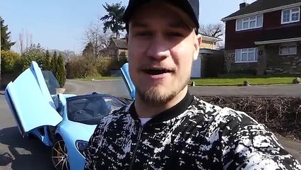 BABY BLUE MCLAREN 650S SPIDER FIRST DRIVE!!