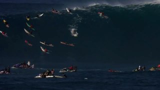Surfing Gigantic Waves