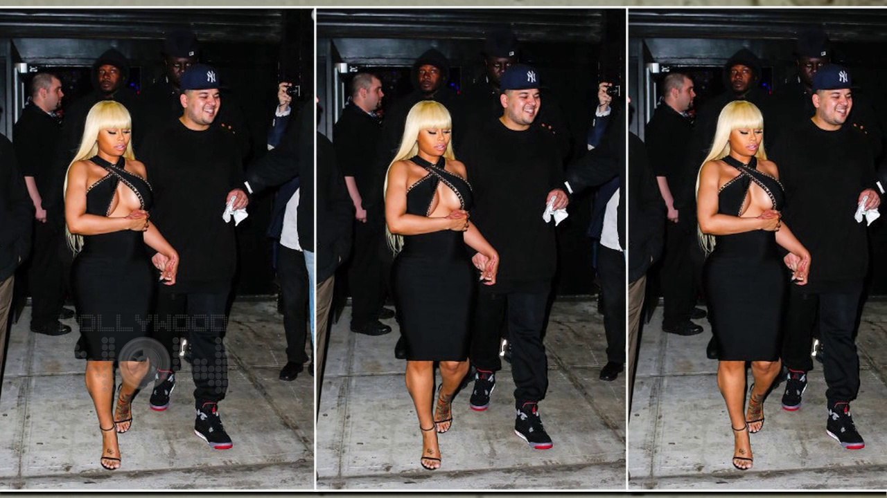 DATENIGHT: Rob Kardashian, Blac Chyna NIGHOUT At Strip Club