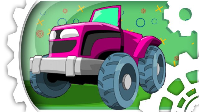 Мультики про Машинки. Монстр Трак и Гоночные Машины. Полицейская Машина. Спецтехника для детей
