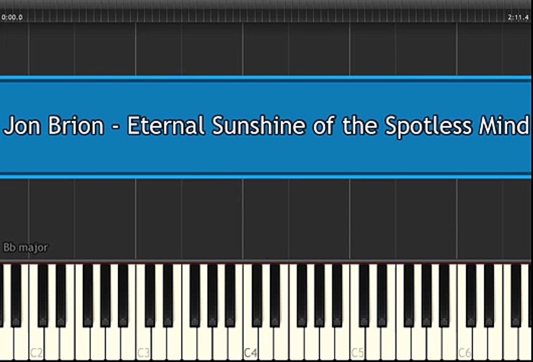 Piano tutorial: Jon Brion - Eternal Sunshine of the Spotless Mind Theme  (Syntehsia) - video Dailymotion