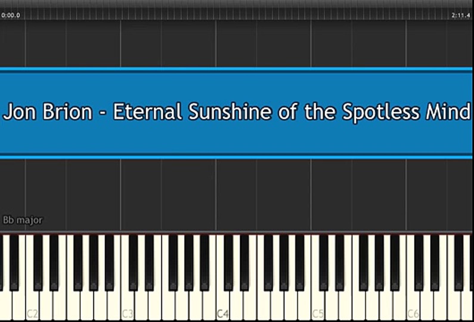 Piano tutorial: Jon Brion - Eternal Sunshine of the Spotless Mind Theme  (Syntehsia) - video Dailymotion