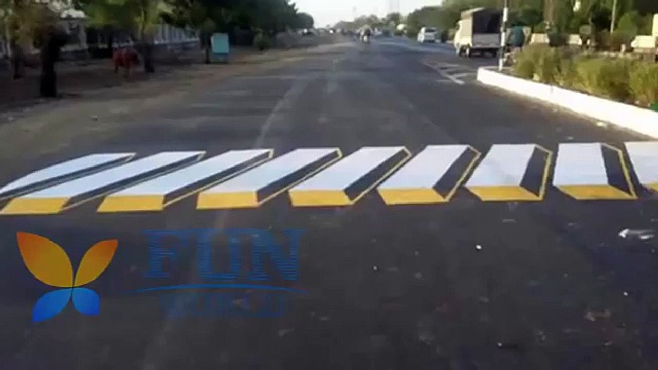 Des passages piétons en 3D pour obliger les con...