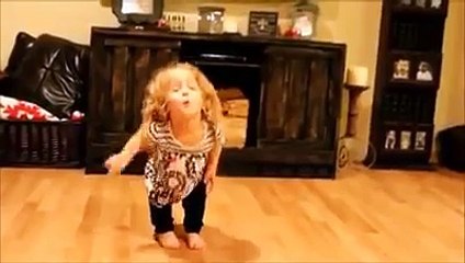 Little Girl dancing for the Shake it Off