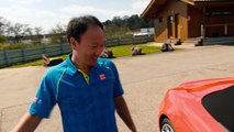 Tennis legends on the Porsche test track in Weissach