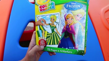 FROZEN ELSA Disney Princess Crayola COLOR WONDER Magic Paint Pack Pad Princess Challenge Competition