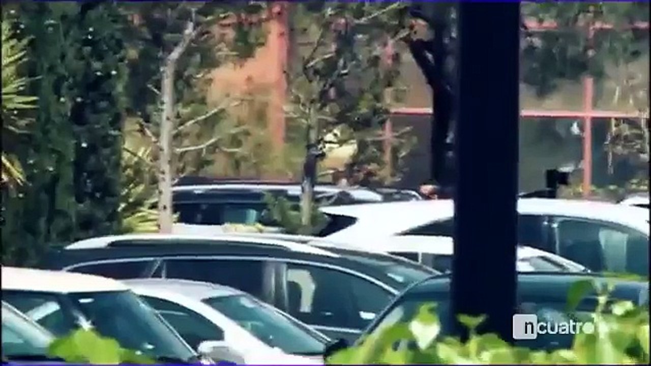 Cristiano Ronaldo hiding in the car trunk