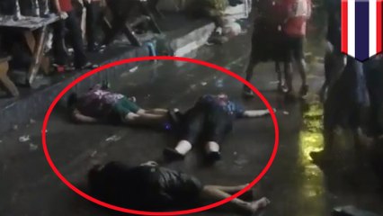 Thai thugs brutally beat British family and good samaritan who tries to help them