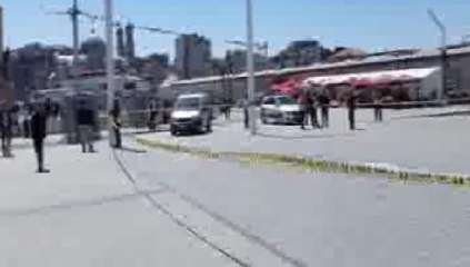 Taksim Meydanı'nda bomba alarmı... Olay yerinden ilk görüntüler