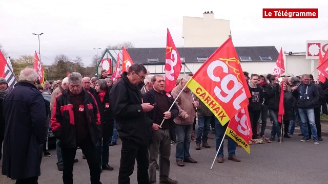 Loi Travail. 180 manifestants à Carhaix
