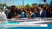Thousands protest govt corruption in Baghdad, TRT World's Abubakr Al Shamahi weighs in