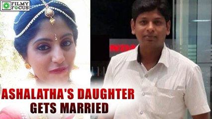 Ashalatha's Daughter Gets Married | filmyfocus.com