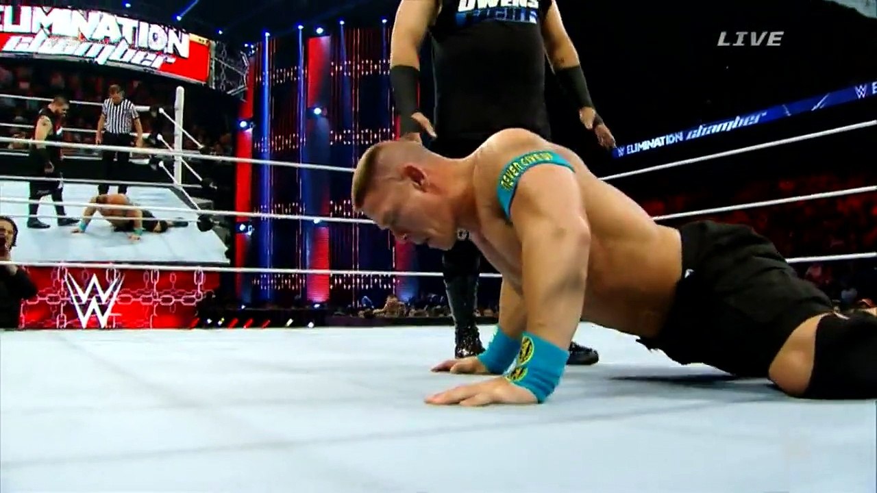 John cena vs kevin owens HD (720p)Elimination Chamber 2015