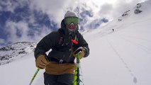 Romain Grojean profite d’une fin de saison enneigée sur l'Aiguille rouge !
