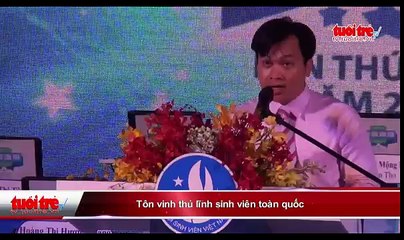 Tôn vinh thủ lĩnh sinh viên toàn quốc