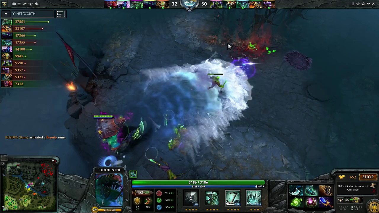 LH446! Tide Hunter Mid by Miracle- Ranked Match - Dota 2 RedArchon_87