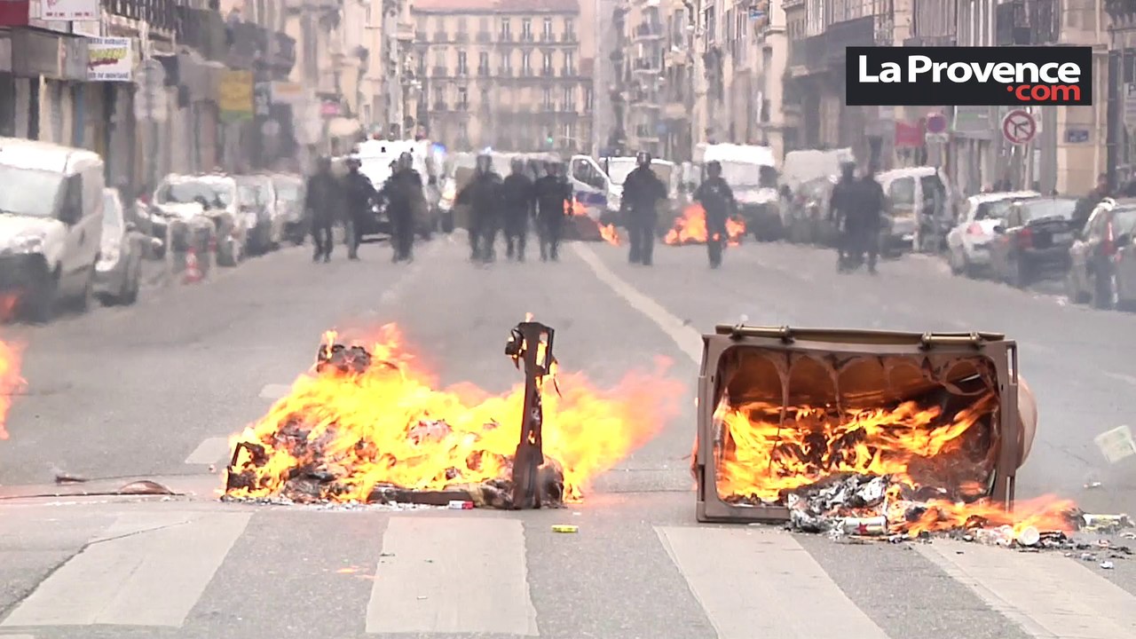 Manifestation loi Travail : débordements et interpellations à Marseille