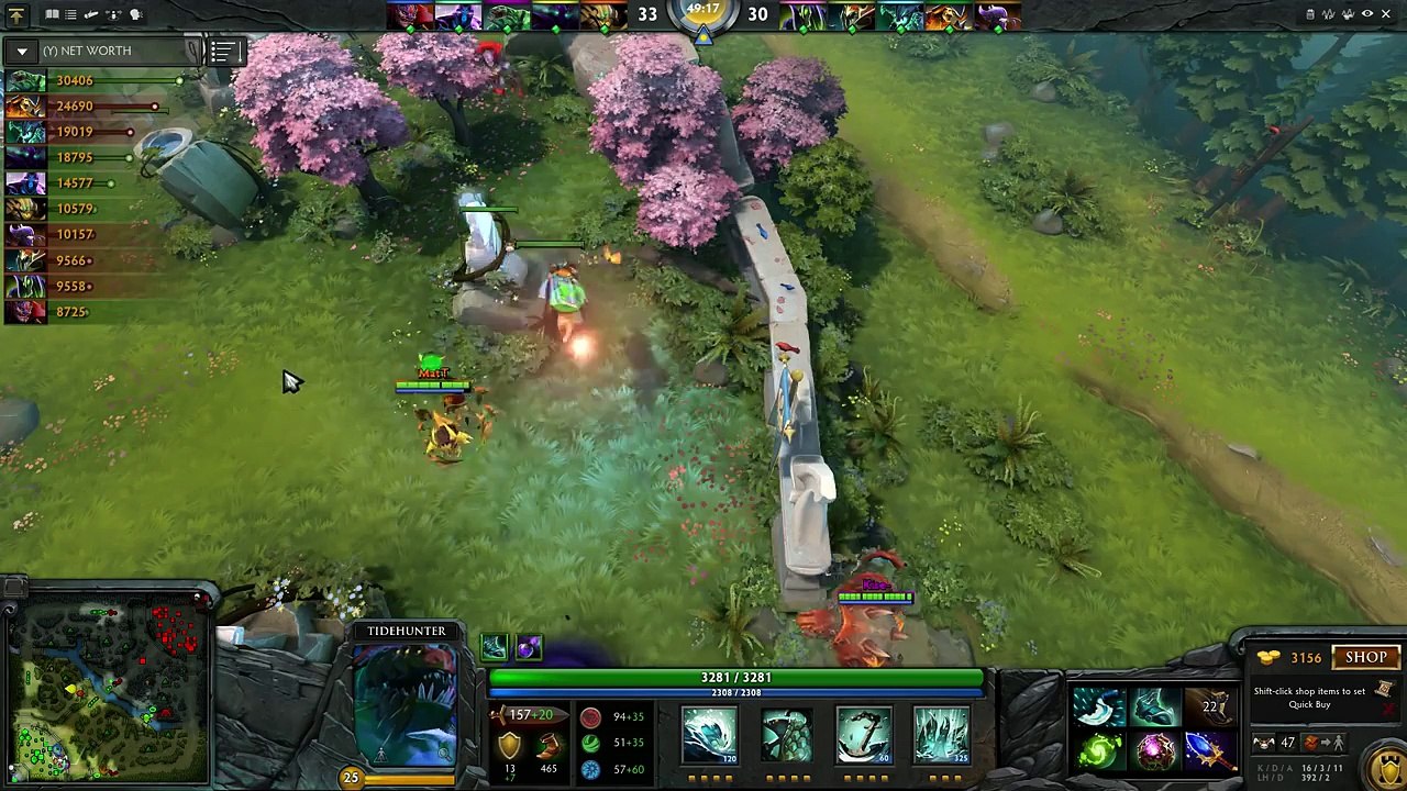 LH446! Tide Hunter Mid by Miracle- Ranked Match - Dota 2 RedArchon_92