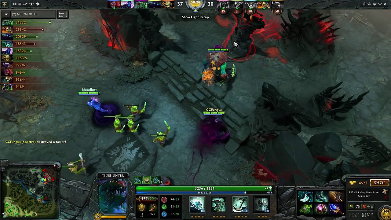 LH446! Tide Hunter Mid by Miracle- Ranked Match - Dota 2 RedArchon_94