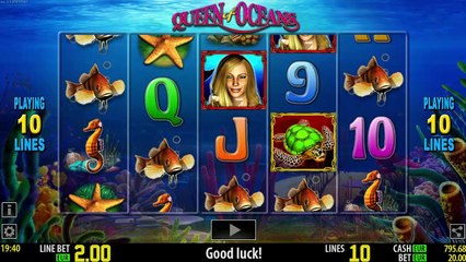 Queen of Oceans HD ilmainen kasino kolikkopeli World Match Video Esikatselu