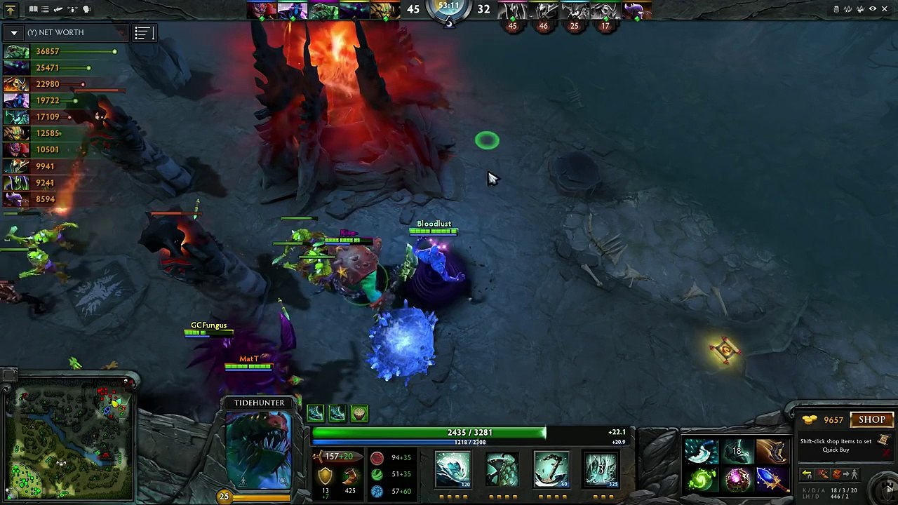 LH446! Tide Hunter Mid by Miracle- Ranked Match - Dota 2 RedArchon_99