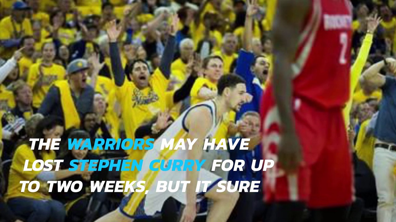 Stephen Curry-less Warriors send Rockets home 114-81