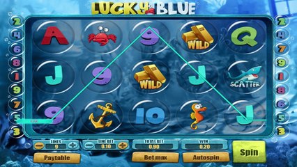 Lucky Blue ilmainen kasino kolikkopeli SoftSwiss Video Esikatselu