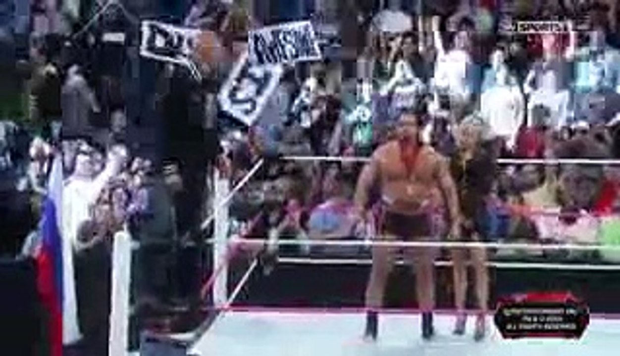 The Rock Returns !!! - WWE Raw 10_6_2014