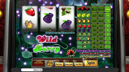 Wild Berry (3 reels) ilmainen kasino kolikkopeli Saucify Video Esikatselu